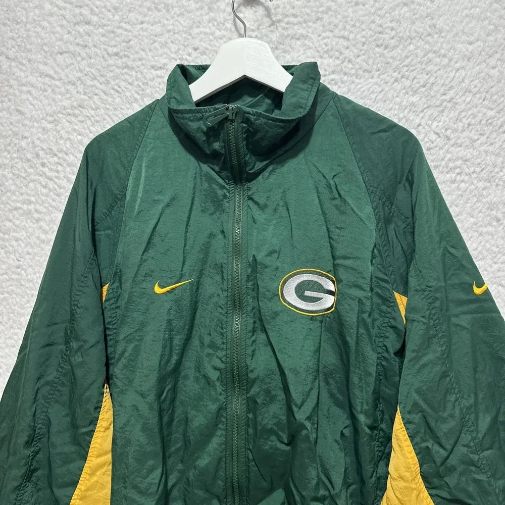 Nike Team‎ Sport NFL Pro Line Green Bay Packers Full Zip Jacket Logo Size XL